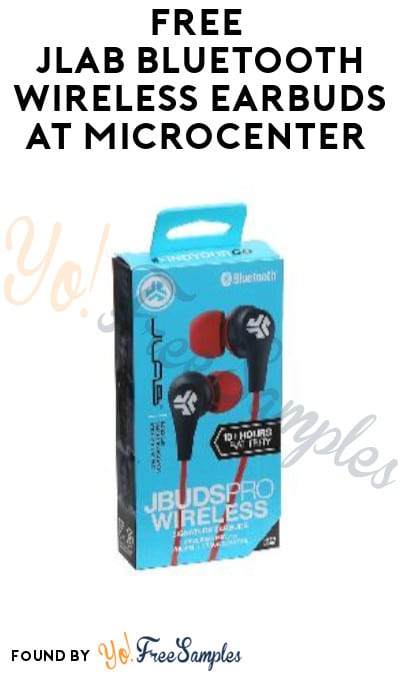 FREE JLab Bluetooth Wireless Earbuds at Microcenter (Coupon Required)