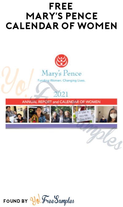 FREE Mary’s Pence Calendar of Women