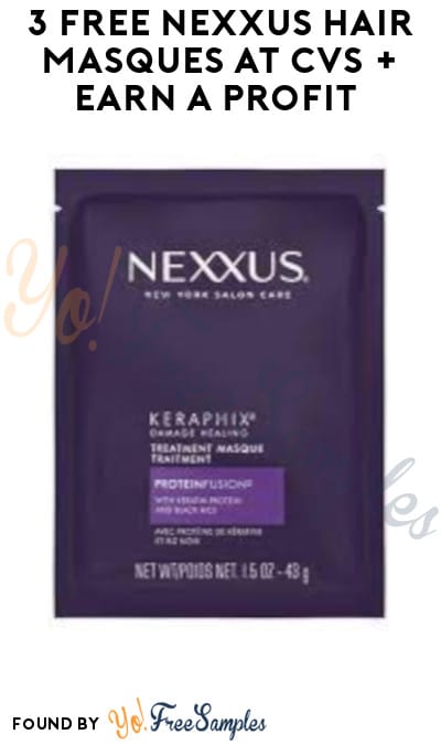 3 FREE Nexxus Hair Masques at CVS + Earn A Profit (Account/Coupon Required)