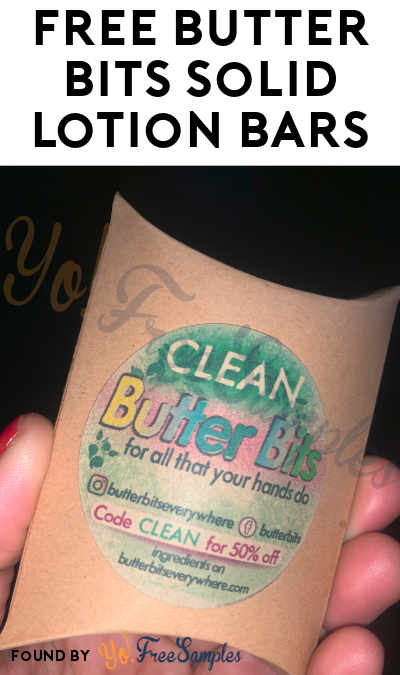FREE Butter Bits Solid Lotion Bars