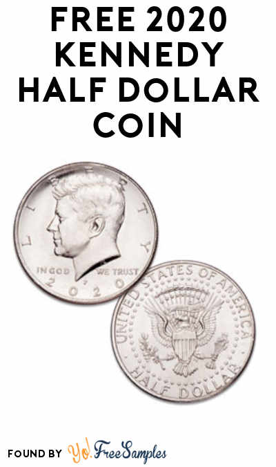 FREE 2020 Kennedy Half Dollar Coin