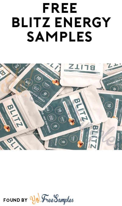 FREE BLITZ Energy Samples (Email Required)