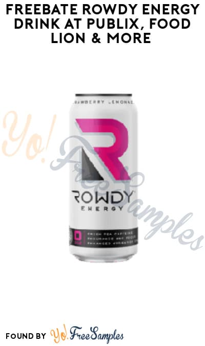 FREEBATE Rowdy Energy Drink at Publix, Food Lion & More (Ibotta Required)