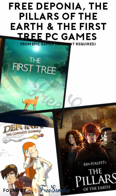 FREE Deponia, The Pillars of the Earth & The First Tree PC Games From Epic Games (Account Required)