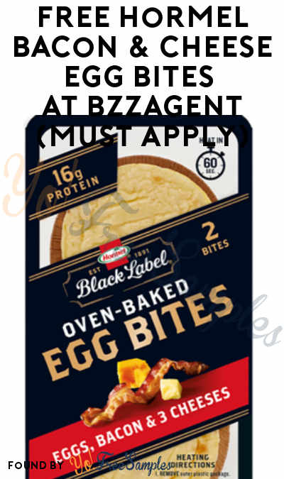 FREE Hormel Bacon & Cheese Egg Bites At BzzAgent (Must Apply)