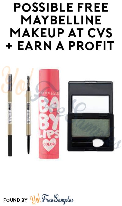 Possible FREE Maybelline Makeup at CVS + Earn A Profit (App/ Coupon Required)