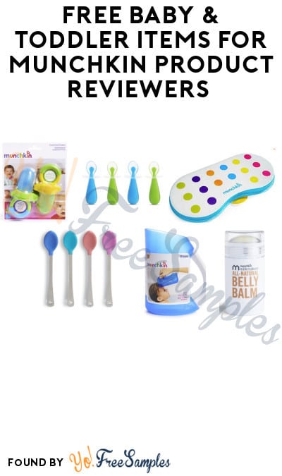 FREE Baby & Toddler Items for Munchkin Product Reviewers (Must Apply)