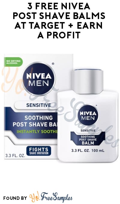 3 FREE Nivea Post Shave Balms at Target + Earn A Profit (Ibotta Required)