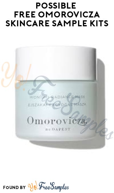 Possible FREE Omorovicza Skincare Sample Kits (Facebook Required)