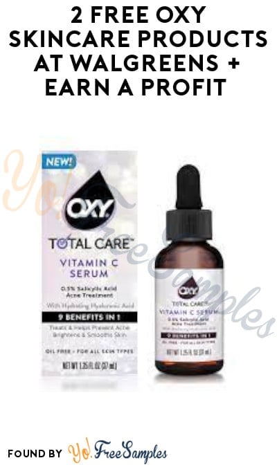 2 FREE Oxy Skincare Products at Walgreens + Earn A Profit (Account, Coupons & Ibotta Required)