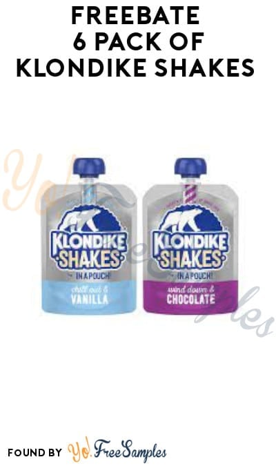 FREEBATE 6 Pack of Klondike Shakes (Fetch Rewards Required)