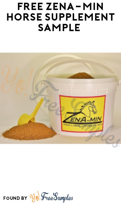 FREE ZenA-min Horse Supplement Sample