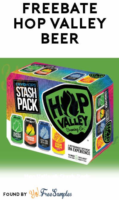 FREEBATE Hop Valley Beer (21+ Only & Select States)