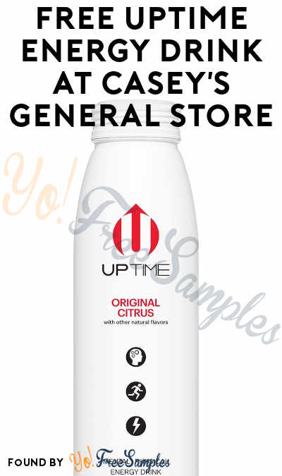 FREE Uptime Energy Drink At Casey’s General Store (Select Areas / Mobile App Required)