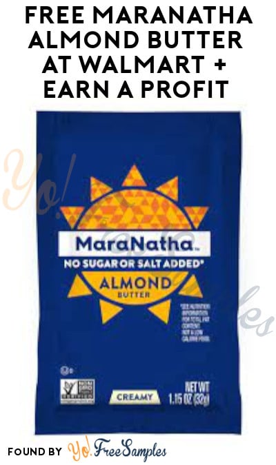 FREE MaraNatha Almond Butter at Walmart + Earn A Profit (Shopkick Required)