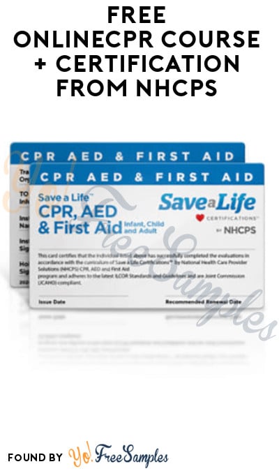FREE Online CPR Course + Certification from NHCPS