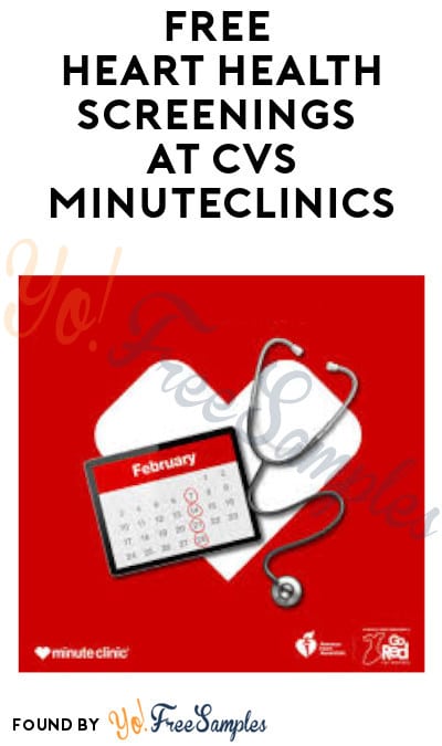 FREE Heart Health Screenings at CVS MinuteClinics