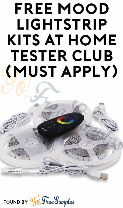 FREE Mood Lightstrip Kits At Home Tester Club (Must Apply)