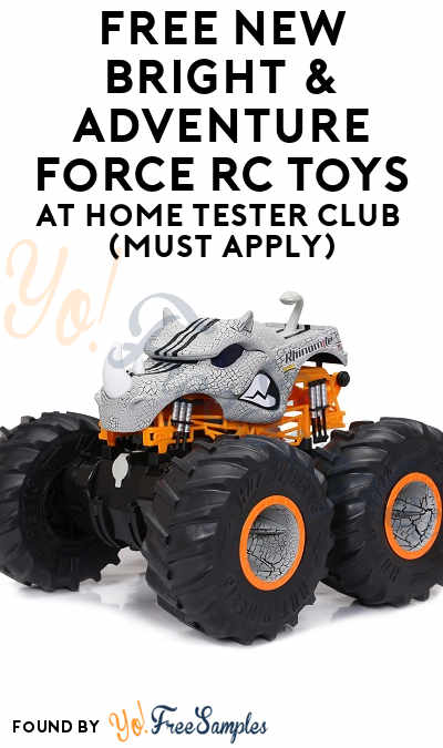 FREE New Bright & Adventure Force RC Toys At Home Tester Club (Must Apply)