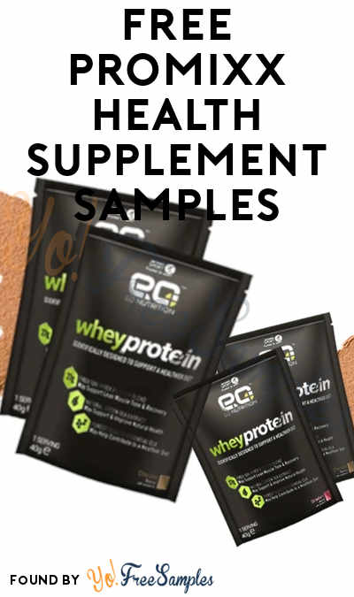 FREE PROMiXX Health Supplement Samples (Review Required)