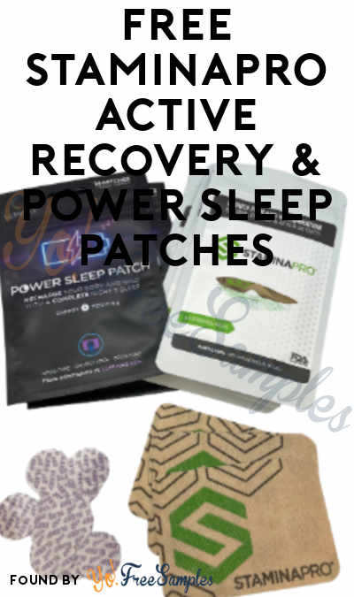 FREE STAMINAPRO Active Recovery & Power Sleep Patches