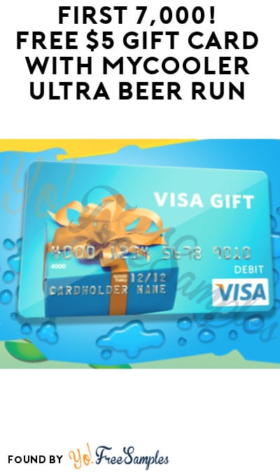FREE $5 Gift Card with MyCooler Ultra Beer Run (Ages 21 & Older Only + Photo Required)