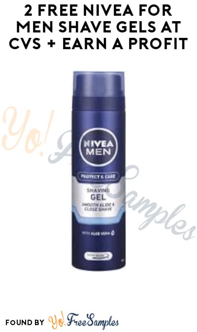 2 FREE Nivea for Men Shave Gels at CVS + Earn A Profit (Coupon/ App & Ibotta Required)