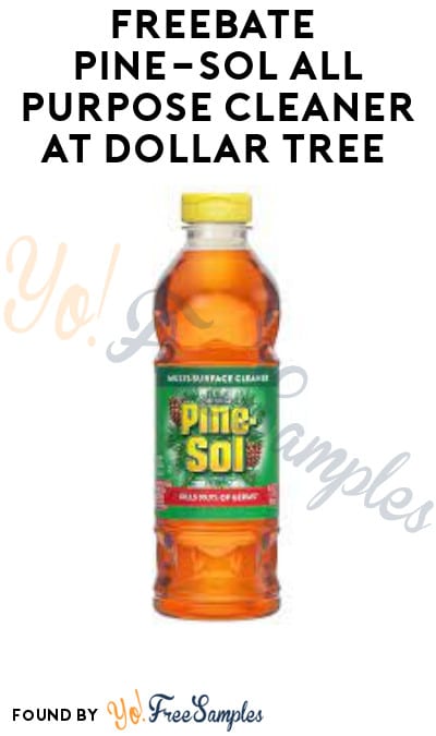 FREEBATE Pine-Sol All Purpose Cleaner at Dollar Tree (Fetch Rewards Required)