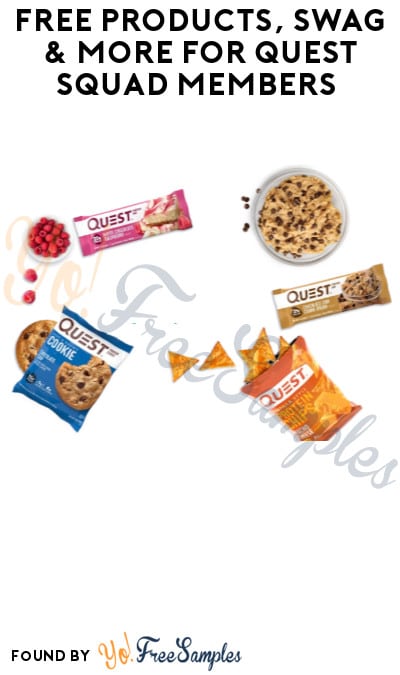 FREE Products, Swag & More for Quest Squad Members