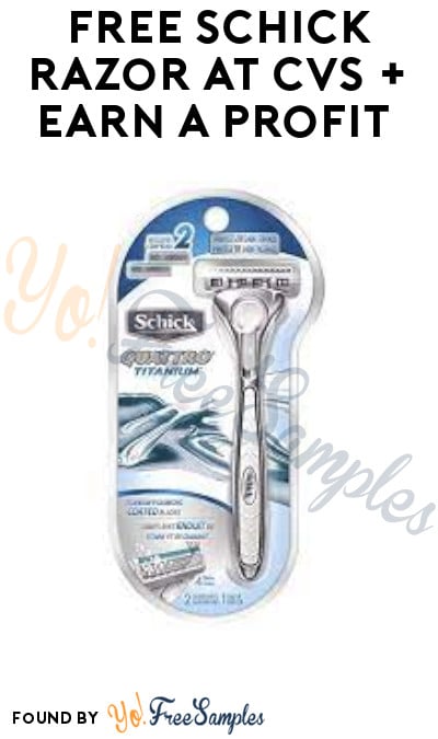 FREE Schick Razor at CVS + Earn A Profit (App /Coupons Required)