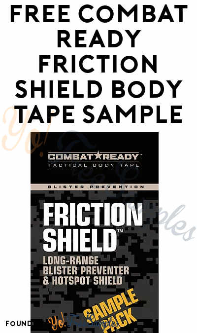 FREE Combat Ready Friction Shield Body Tape Sample