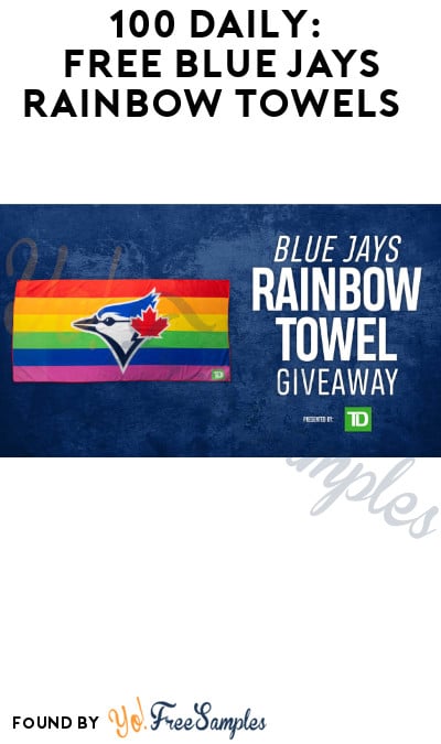 FREE Blue Jays Rainbow Towels in MLB Giveaway For First 100 Daily