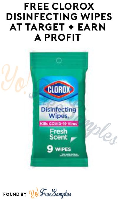 FREE Clorox Disinfecting Wipes at Target + Earn A Profit (Fetch Rewards Required)