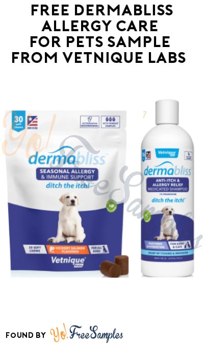 FREE Dermabliss Allergy Care for Pets Sample from Vetnique Labs