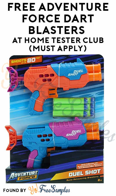 FREE Adventure Force Dart Blasters At Home Tester Club (Must Apply)