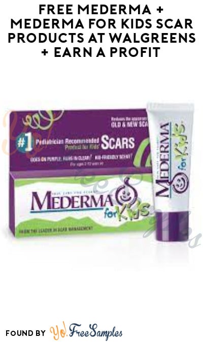 FREE Mederma & Mederma for Kids Scar Products at Walgreens + Earn A Profit (Account/ Coupon & Ibotta Required)
