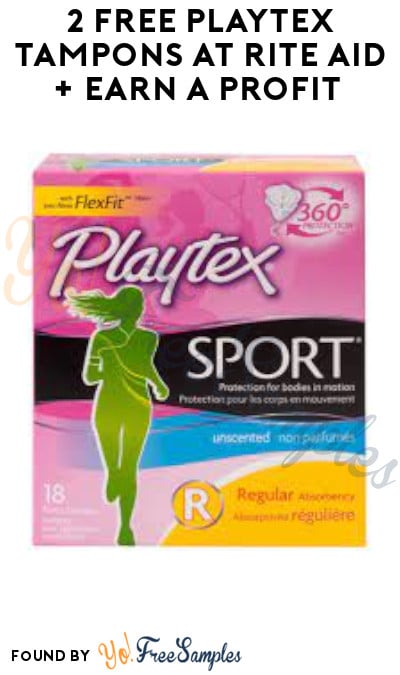 2 FREE Playtex Tampons at Rite Aid + Earn A Profit (Ibotta & Wellness+ Required)