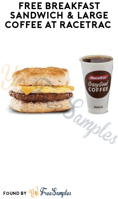 FREE Breakfast Sandwich & Large Coffee at RaceTrac (App/ Rewards & Code Required)