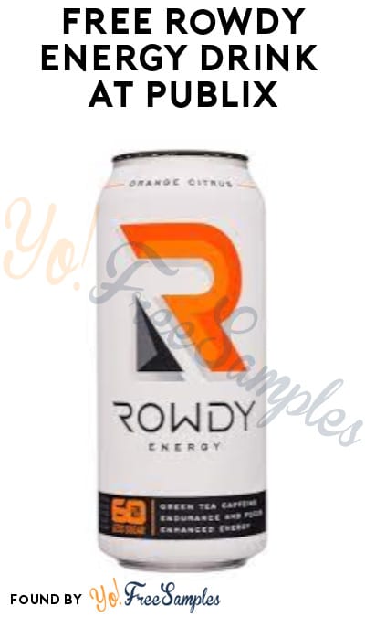 FREE Rowdy Energy Drink at Publix (Account/ Coupon Required)