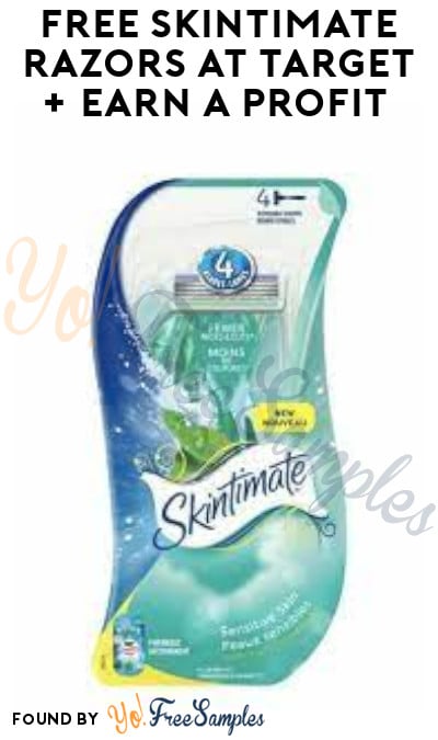 FREE Skintimate Razors at Target + Earn A Profit (Coupon & Ibotta Required)