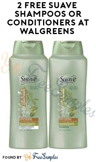 2 FREE Suave Shampoos or Conditioners at Walgreens (Coupon Required + In-Stores & Online)