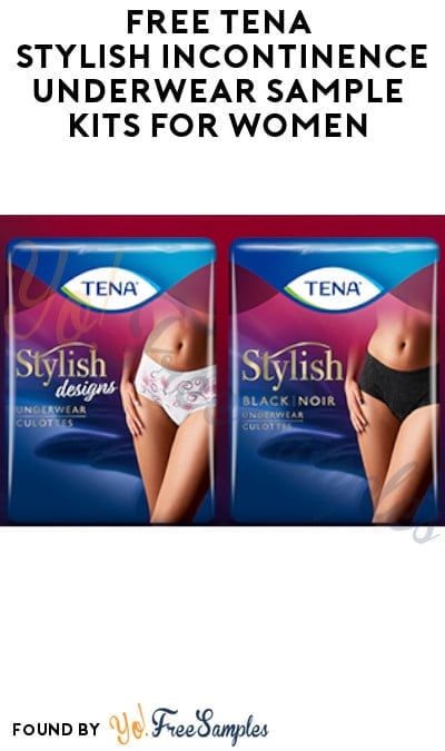 FREE TENA Stylish Incontinence Underwear Sample Kits for Women (Account Required)