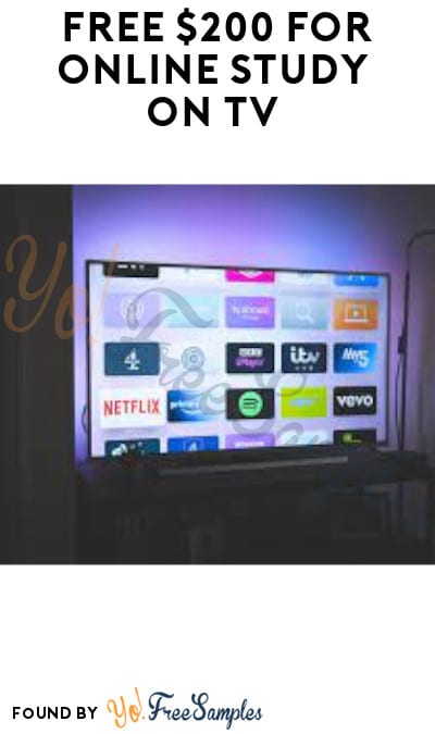 FREE $200 for Online Study on TV (Must Apply)