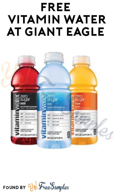 FREE Vitamin Water at Giant Eagle (Account/ Coupon Required)