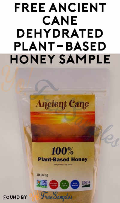 FREE Ancient Cane Dehydrated Plant-Based Honey Sample