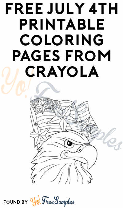 FREE July 4th Printable Coloring Pages from Crayola