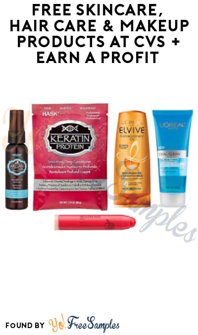 FREE Skincare, Hair Care & Makeup Products at CVS + Earn A Profit (App/ Ibotta Required)