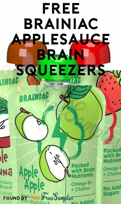 FREE Brainiac Applesauce Brain Squeezers At Walmart