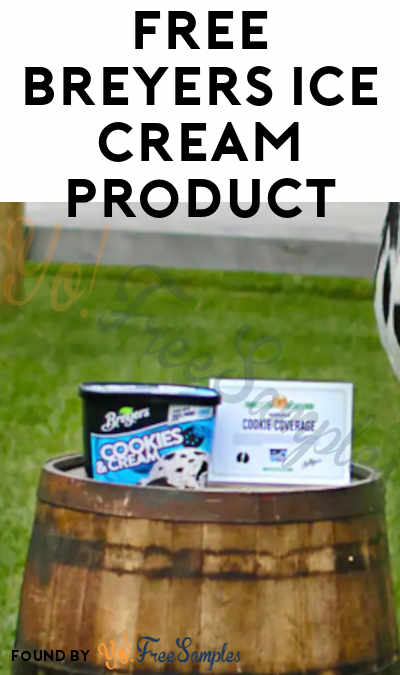 FREE Breyers Ice Cream From The Cookie Coverage Program