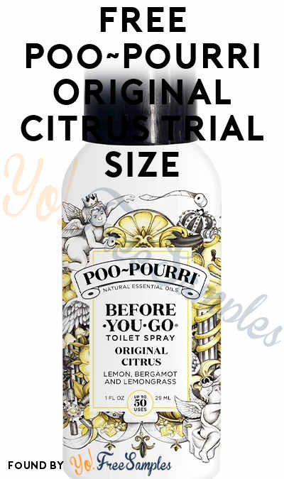 FREE Poo~Pourri Original Citrus Trial Size